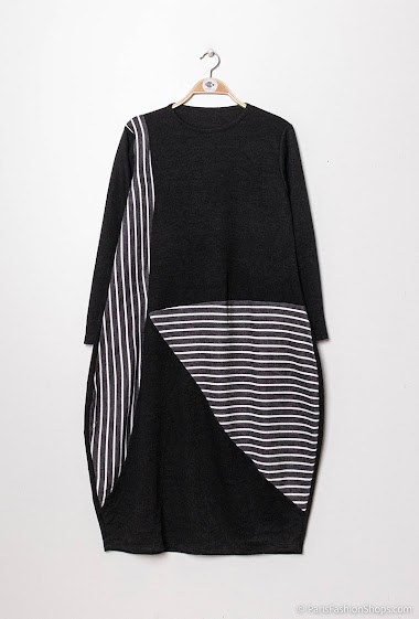 Wholesaler Chana Mod - Long striped dress