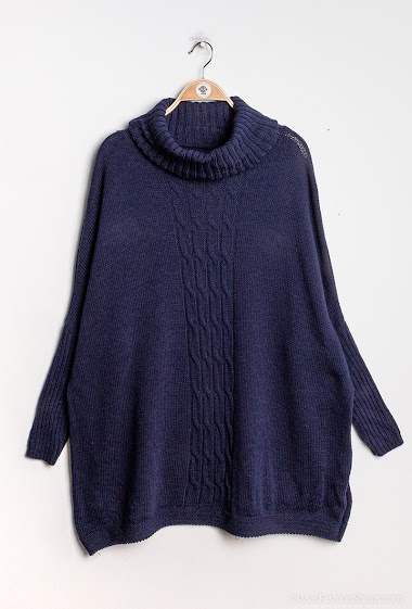 Wholesaler Chana Mod - Cable knit sweater dress