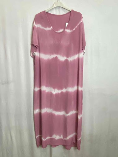 Großhändler Chana Mod - Kleid mit Batikmuster