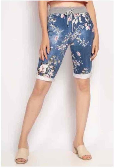 Wholesaler Chana Mod - Flower print shorts