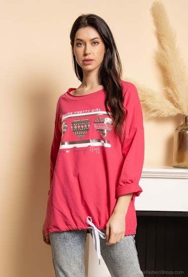 Wholesaler Chana Mod - Printed sweatshirt