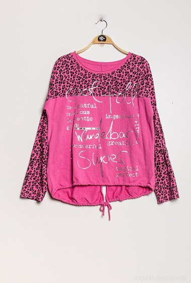 Victoria's Secret Pink Leopard Print Sweatshirt