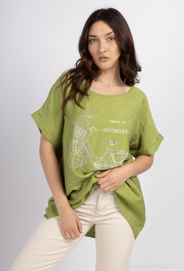Grossiste Chana Mod - T-shirt  imprimé