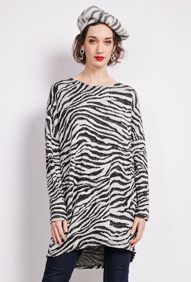 Wholesaler Chana Mod - Zebra tunic
