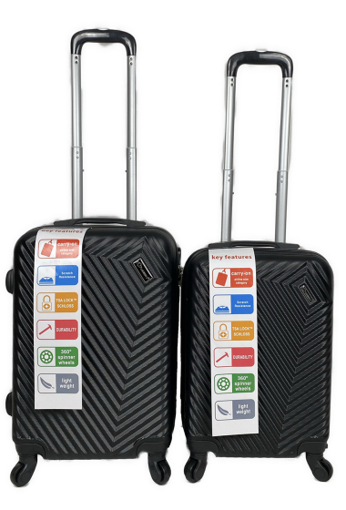 Wholesaler Chapon Maroquinerie - CAVALCADE: Set of 2 cabin suitcases
