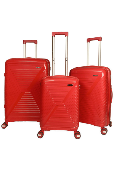 Wholesaler Chapon Maroquinerie - AURORA: set of polypropylene suitcases (PP009) (N)