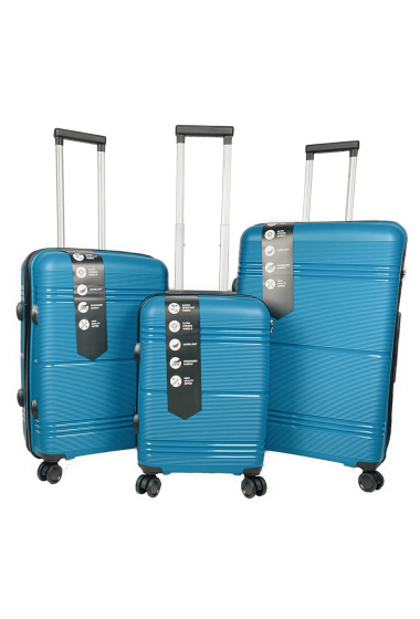 Wholesaler Chapon Maroquinerie - ECLIPSE, set of 3 polypropylene suitcases.
