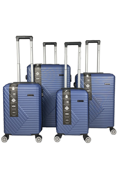 Grossiste Chapon Maroquinerie - W4LKY : Lot de 4 valises en ABS. (B)