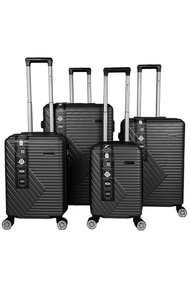 Grossiste Chapon Maroquinerie - W4LKY : Lot de 4 valises en ABS. (N)