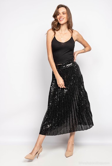 Wholesaler Charlior - Pleated long skirt
