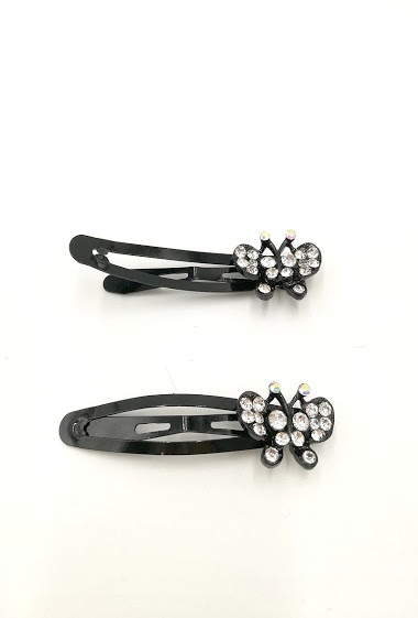 Mayoristas Charmant - Hairpin butterfly strass