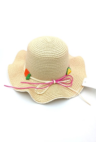 Wholesaler Charmant - Children's hat border and fruit decoration