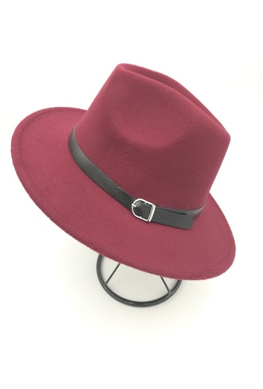Mayorista Charmant - Sombrero fedora con cinturón