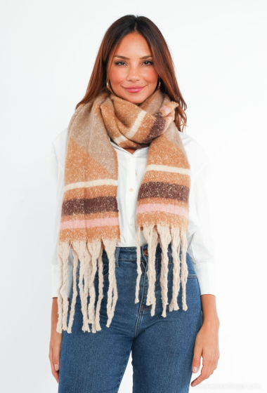 Wholesaler Charmant - Big fringe scarf