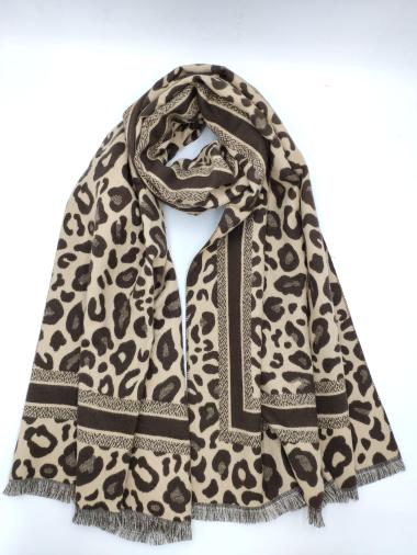Wholesaler Charmant - Leopard jacquard scarf