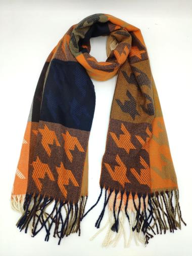 Wholesaler Charmant - Houndstooth jacquard scarf