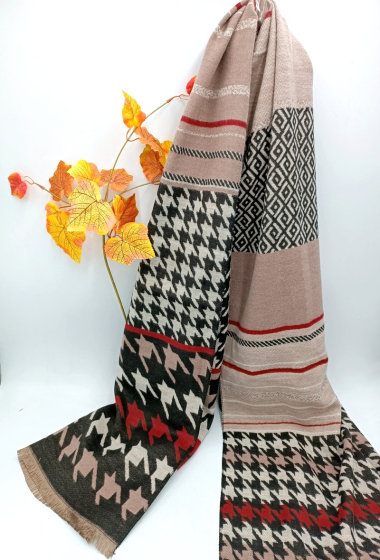 Wholesaler Charmant - Houndstooth scarf and patterns
