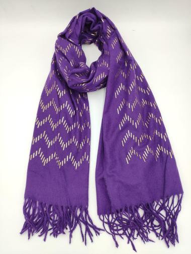 Wholesaler Charmant - Gold line scarf