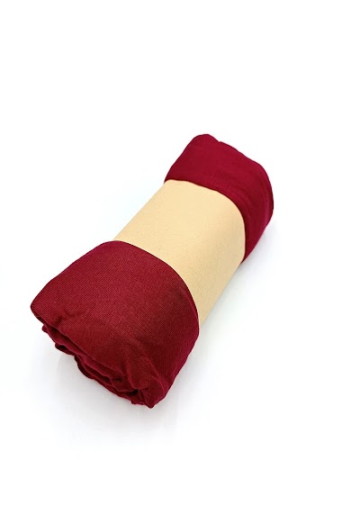 Großhändler Charmant - Flowy plain color scarf warm shades