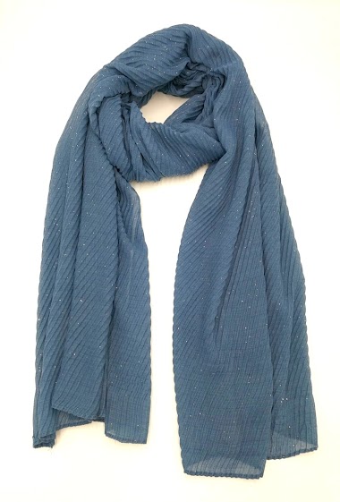Wholesaler Charmant - Pleated scarf sparkles
