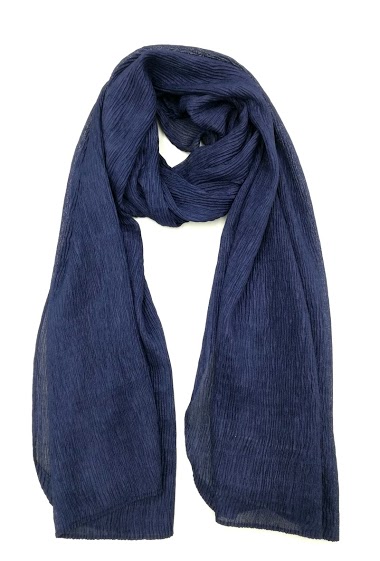 Wholesaler Charmant - Goffered scarf plain color