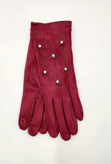 Wholesaler Charmant - Pearl touchscreen gloves