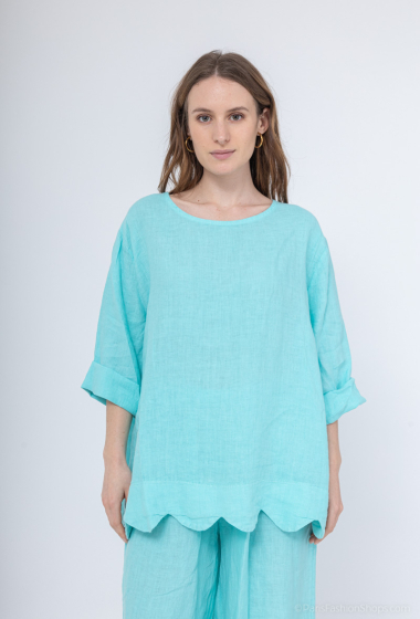 Wholesaler Charmante - Linen blouse (made in Italy)
