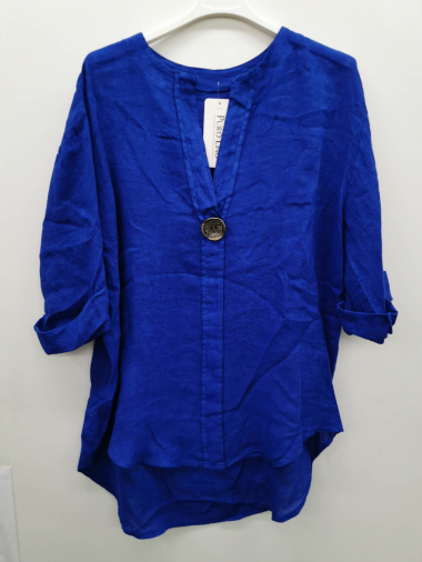 Mayorista Charmante - Blusa de lino (hecha en Italia)