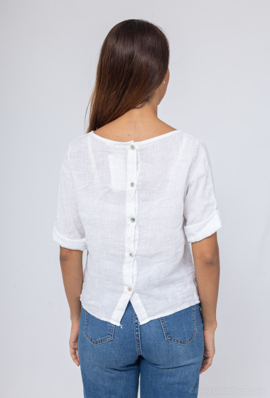 Grossiste Charmante - Blouse en lin (made in italy)