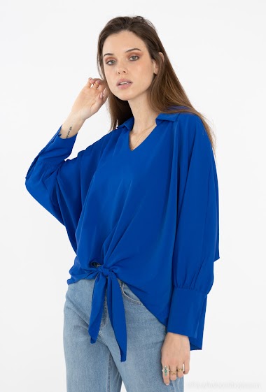 Grossiste Charmante - Blouses en polyester manch souris (Made in Italy)