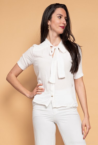 Grossiste Charmante - Chemise lavallière (made in italy)