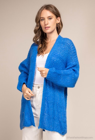 Wholesaler Charmante - Mohair cardigan (Made in Italy)