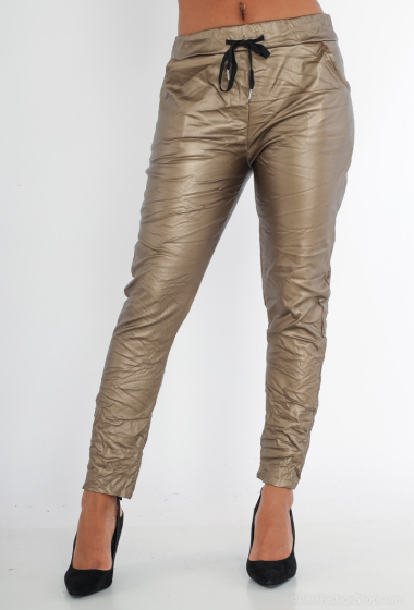 Wholesaler Charmante - Faux leather stretch pants (made in italy)