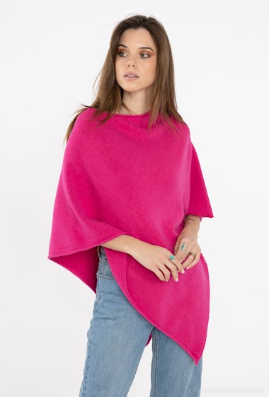 Wholesalers Charmante - Poncho sans couture (Made in Italy)