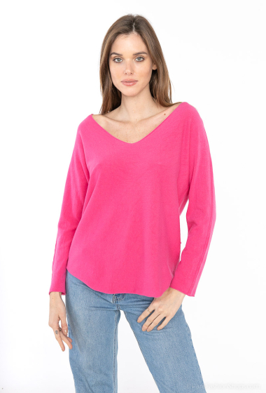 Wholesaler Charmante - Fine viscose sweater (made in Italy)
