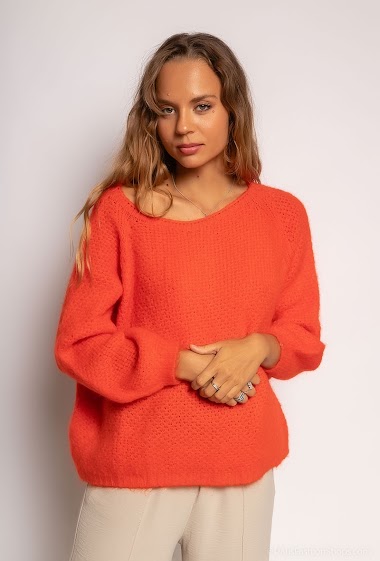 Grossiste Charmante - Pull sans couture en mohair (Made in Italy)