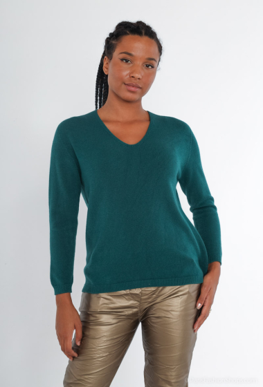Grossiste Charmante - Pull sans couture  en viscose (Made in Italy)
