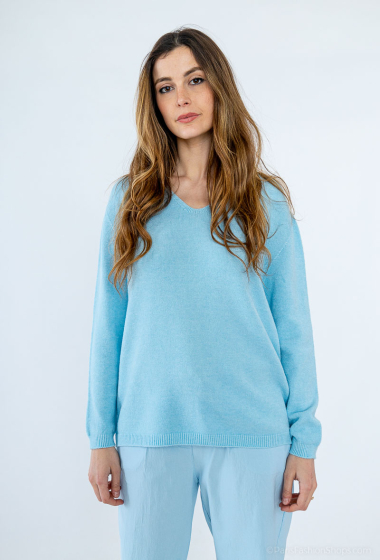 Wholesaler Charmante - Seamless viscose sweater (Made in Italy)