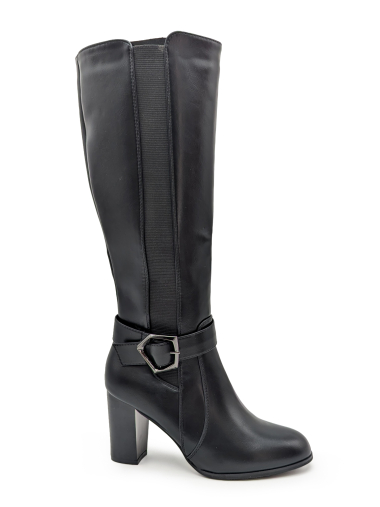 Wholesaler CHC SHOES - High heel boot with pentagonal buckle