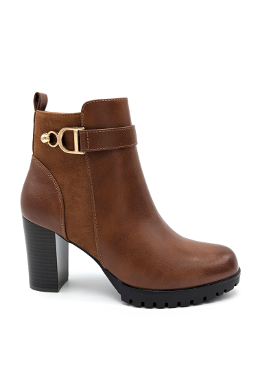 Wholesaler CHC SHOES - High-heeled boots with a pretty faux buckle