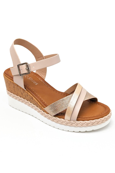 Wholesaler CHC SHOES - Wedge sandal with a buckle