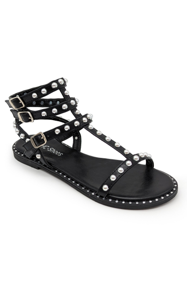 Wholesaler CHC SHOES - Elegant sandal with metal ball on the straps