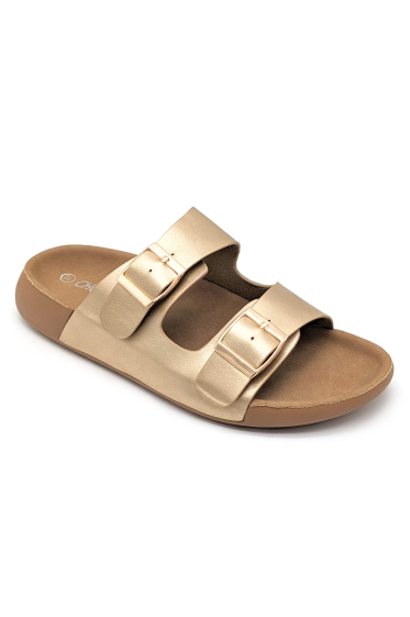 Wholesaler CHC SHOES - Flat sandal with adjustable strap