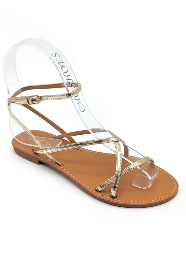 Wholesaler CHC SHOES - Flat sandal with elegant strap