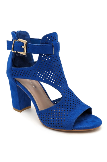 Wholesaler CHC SHOES - Synthetic suede high heel sandals with buckle