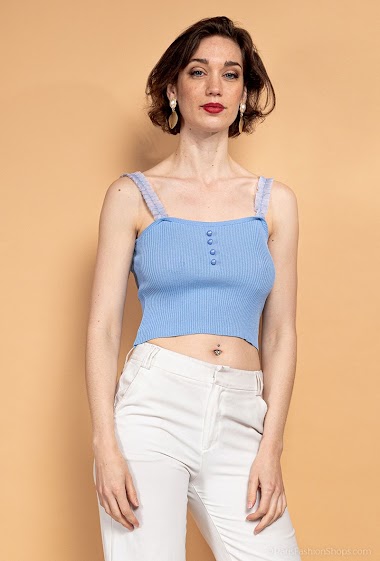 Großhändler Cherry Koko - Tank top with ruched straps