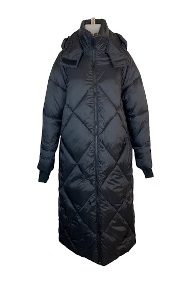 Wholesaler Cherry Koko - Long hooded puffer jacket