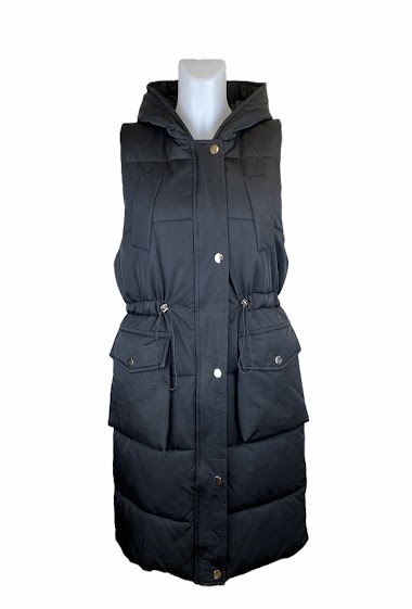Wholesaler Cherry Koko - Sleeveless puffer jacket with hood