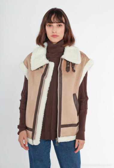 Grossiste Cherry Koko - Gilet sans manches double-faced