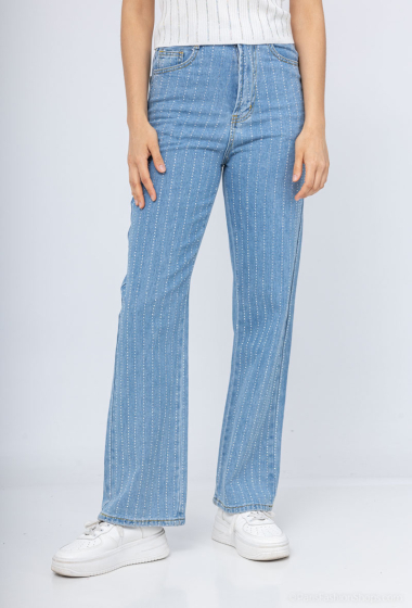 Wholesaler Cherry Koko - Jeans with rhinestones